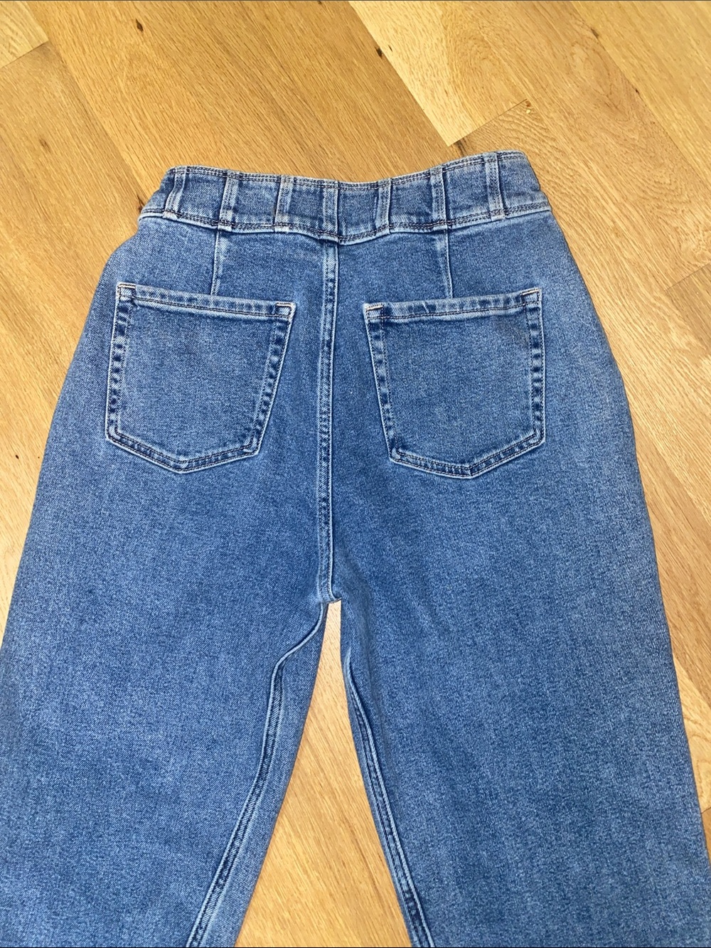 hollister ultra high rise 80s mom jean vintage stretch woman size 7 R w 28, l 26 - Picture 5 of 6